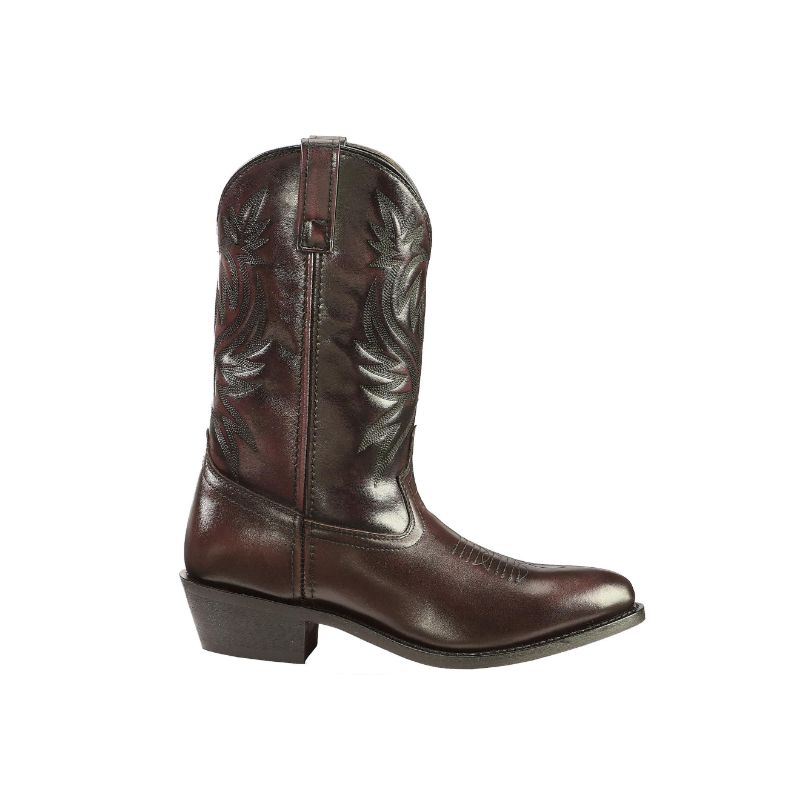 LAREDO - MEN'S LONDON WESTERN BOOTS - MEDIUM TOE-BLACK CHERRY