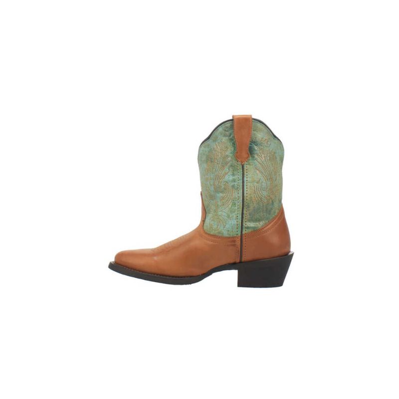 LAREDO - WOMEN'S TORI WESTERN BOOTS - ROUND TOE-BROWN