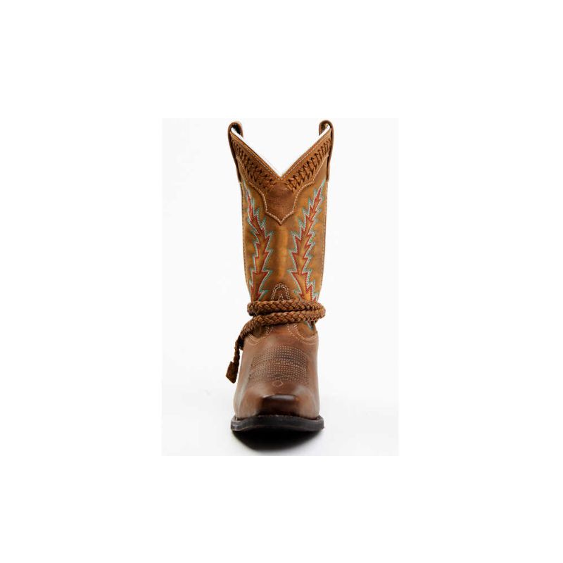 LAREDO - WOMEN'S KNOT IN TIME 11" WESTERN BOOTS - SQUARE TOE-TAN