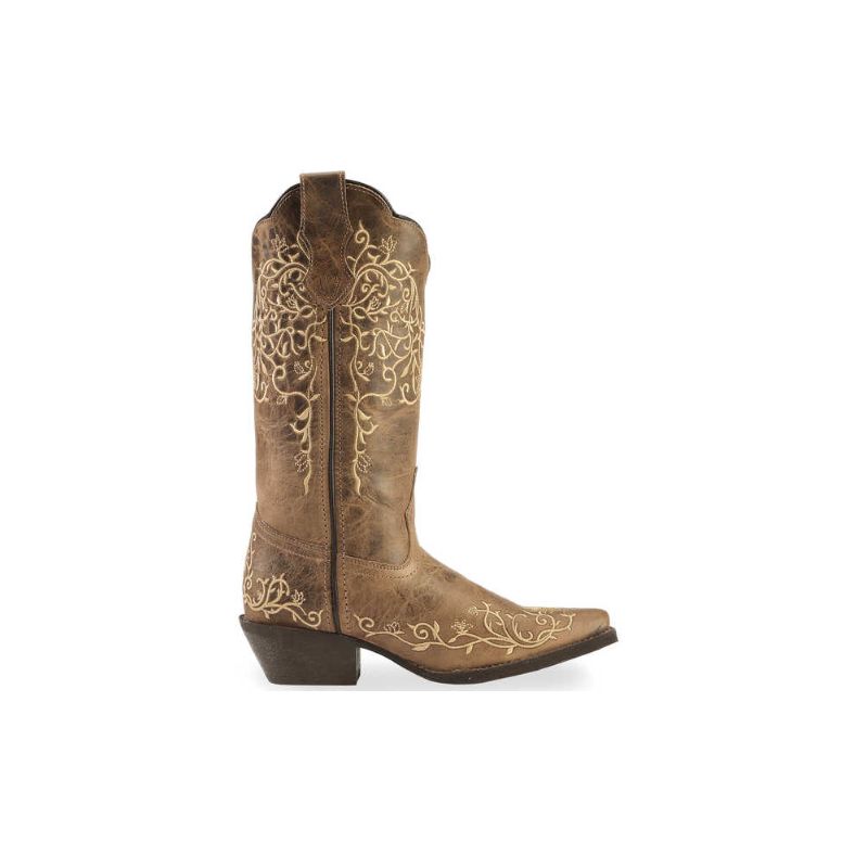 LAREDO - WOMEN'S JASMINE EMBROIDERED WESTERN BOOTS-TAUPE