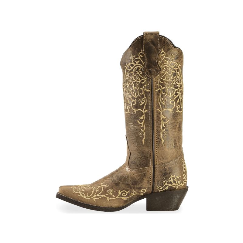 LAREDO - WOMEN'S JASMINE EMBROIDERED WESTERN BOOTS-TAUPE