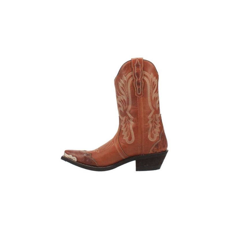 LAREDO - WOMEN'S VONNIE WESTERN BOOTS - SNIP TOE-TAN