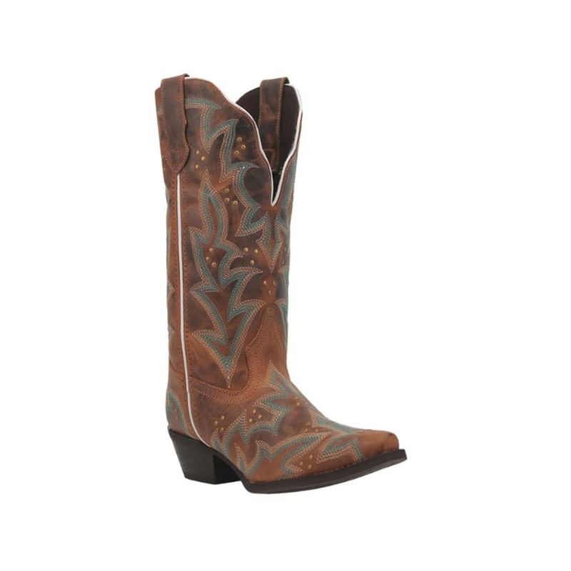 LAREDO - WOMEN'S ADRIAN 12" WIDE CALF WESTERN BOOTS - SNIP TOE-T