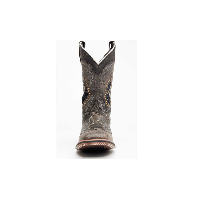 LAREDO - WOMEN'S SPELLBOUND GOAT SKIN BOOTS-BROWN