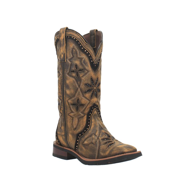 LAREDO - WOMEN'S BOUQUET WESTERN PERFORMANCE BOOTS - BROAD SQUAR