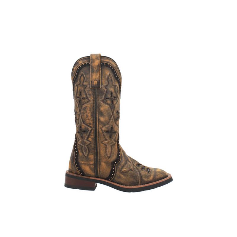 LAREDO - WOMEN'S BOUQUET WESTERN PERFORMANCE BOOTS - BROAD SQUAR