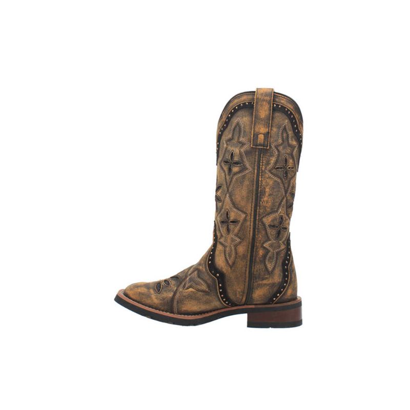 LAREDO - WOMEN'S BOUQUET WESTERN PERFORMANCE BOOTS - BROAD SQUAR