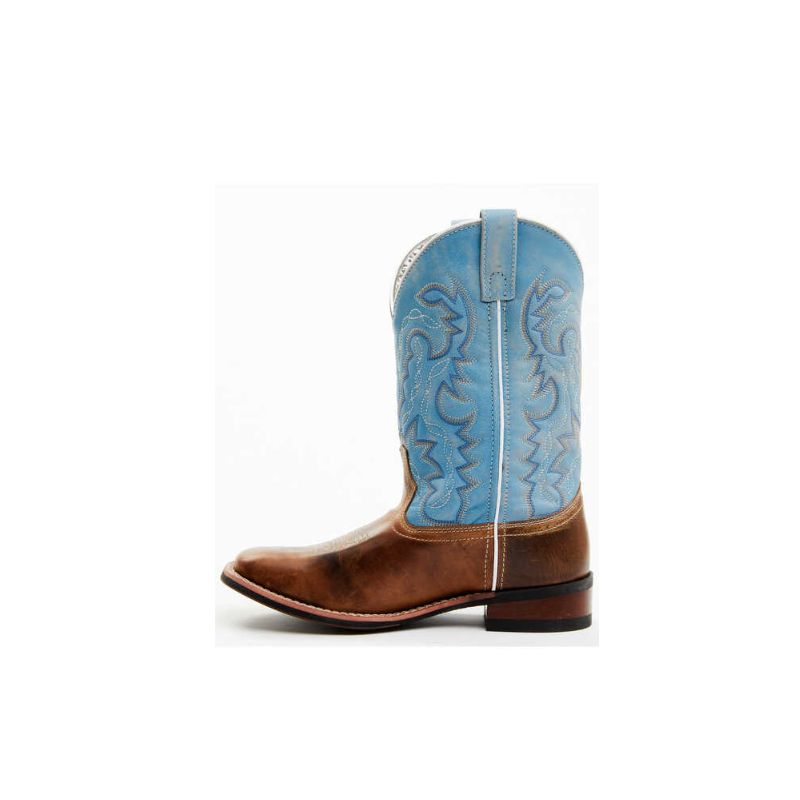 LAREDO - WOMEN'S DARLA EMBROIDERED BURNISHED LEATHER WESTERN PER