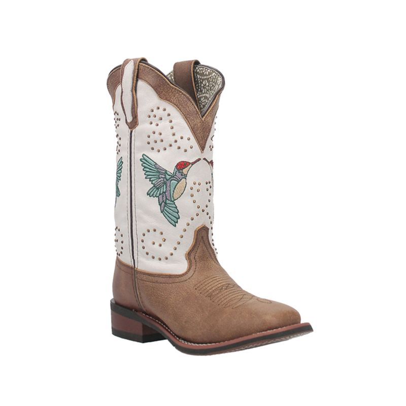 LAREDO - WOMEN'S 11" HUMMINGBIRD EMBROIDERED STUDDED WESTERN PER