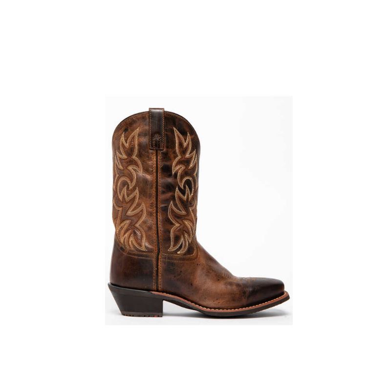 LAREDO - MEN'S BREAKOUT SQUARE TOE WESTERN BOOTS-RUST