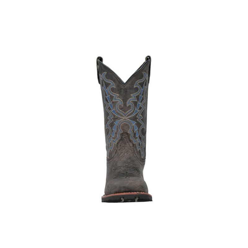 LAREDO - MEN'S 11" WINFIELD WESTERN BOOTS - BROAD SQUARE TOE-GRE